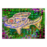 Rare Golden Fish - Creative Arts Greeting Card
