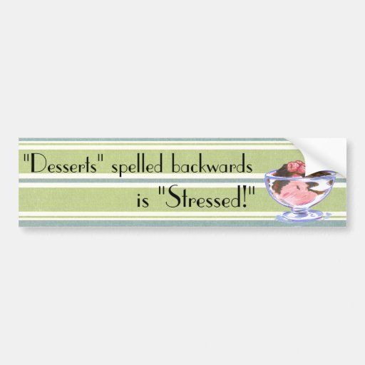 Raspberry Dessert Bumper Sticker