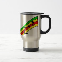 Rasta Music Staff Coffee Mug