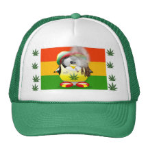 rasta pingouin casquette de camionneur