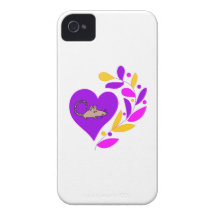 Rat Heart iPhone 4 Case