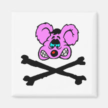 Rat Poison Fridge Magnets