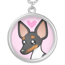 Rat Terrier / Toy Fox Terrier Love Necklaces