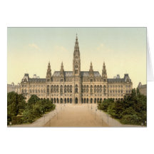 Rathaus, Vienna, Austria Card