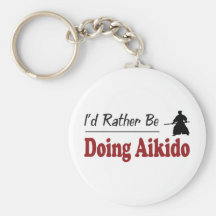 Rather Be Doing Aikido Key Chains