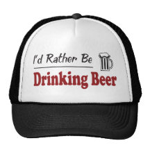 Rather Be Drinking Beer Mesh Hats