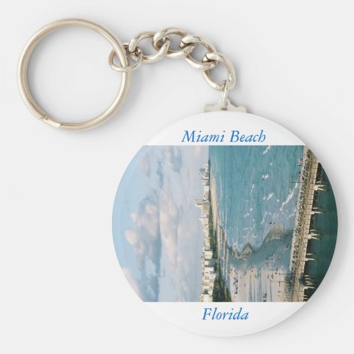 Rather Be In Miami Key Chains