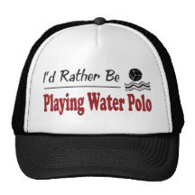 Rather Be Playing Water Polo Mesh Hat