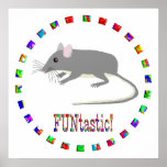 Rats are Funtastic Poster