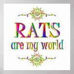 RATS are my world Posters