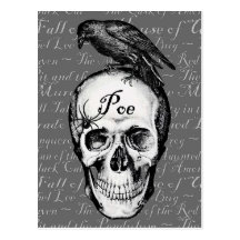 Raven Poe Postcard