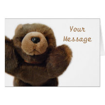 RAWR BEAR Card