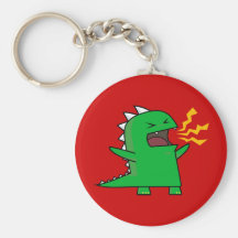 RAWR Dino - customisable! Keychain