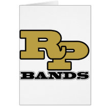 Ray-Pec Bands RP Logo Greeting Card