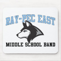 Ray-Pec East Middle School Band Mouse Pads