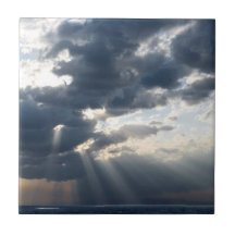 rays and clouds ceramic tiles