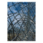 Razor wire, prison personalized announcement