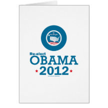 Re-elect Obama 2012 Cards