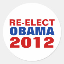 RE-ELECT OBAMA 2012 Sticker