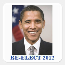 RE-ELECT OBAMA 2012 STICKERS