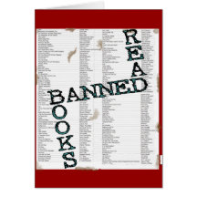 READ BANNED BOOKS GREETING CARD