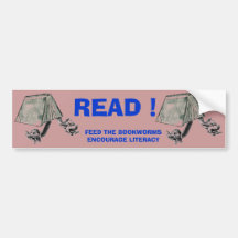 READ ! ! BUMPER STICKER