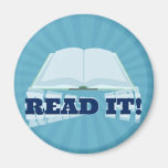 Read It! Instant  Book Promotion Fridge Magnets
