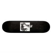 Reading from the Book Custom Skateboard