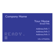 READY. BUSINESS CARD