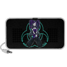 "Reagan" Cyber Goth Radioactive Fairy Speaker
