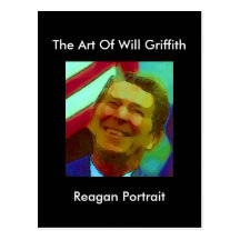 REAGAN PORTRAIT POSTCARD