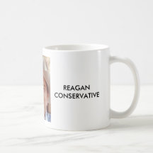REAGAN, REAGAN CONSERVATIVE, REAGAN CONSERVATIVE COFFEE MUGS
