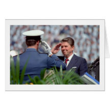 Reagan Salute Greeting Cards