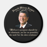 Reagan Welfare Quote Refrigerator Magnets