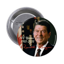 Reagans 100th Birthday Button