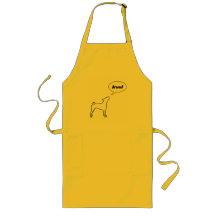 Real Dogs Don't Bark, They Arooo! Aprons