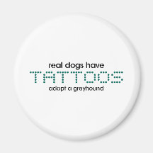 Real Dogs Have Tattoos Magnets