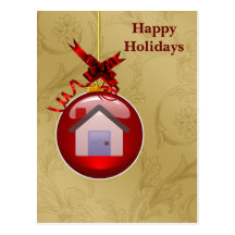real estate Holiday Cards Post Cards