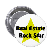 Real Estate Rock Star Pin