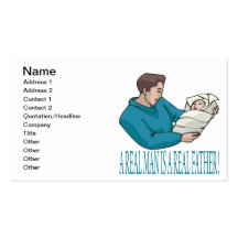 Real Father Business Card Template