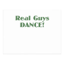 Real Guys Dance Postcards
