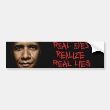 Real Lies Bumper Stickers