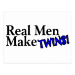 Real Men Make Twins (B) Postcards
