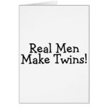 Real Men Make Twins (Blk) Card