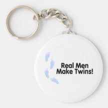Real Men Make Twins (Boys) Key Chains