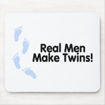 Real Men Make Twins (Boys) Mousepads