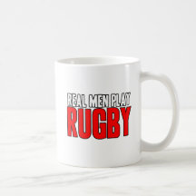 Real Men Play Rugby Mugs