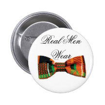 Real Men Wear Bowties Pin