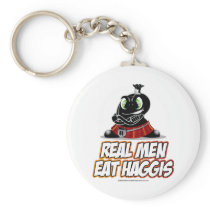 Real Men Wear Haggis keychains