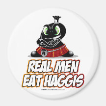Real Men Wear Haggis Magnets